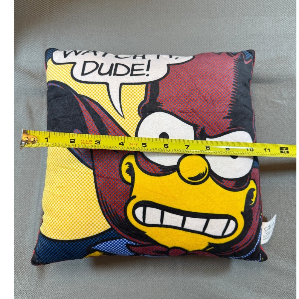 The Simpsons Radioactive Man Bart Simpson Plush Throw Pillow Universal Studios - Picture 4 of 5